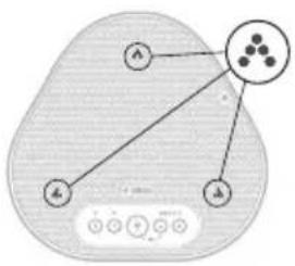 YAMAHA YVC330 - ■ How the microphone indicators (Page 9: ②) work - 1