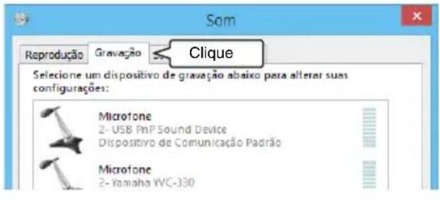 YAMAHA YVC330 - Clique na guia "Gravação". - 1