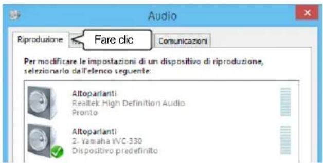 YAMAHA YVC330 - Fare clic sulla scheda "Riproduzione". - 1