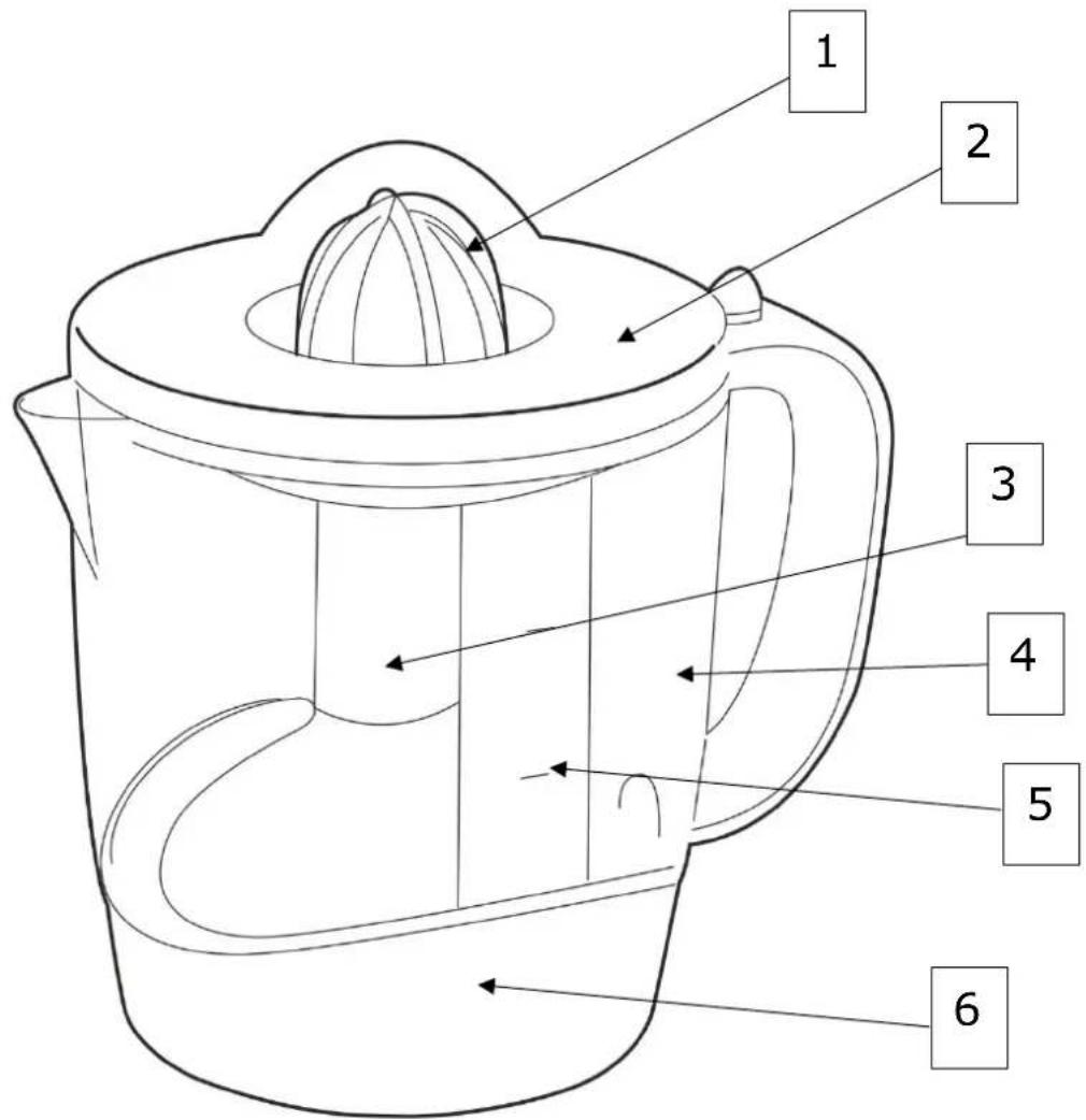 Exquisit ZP 3001 wet - Contenu de la livraison/pièces de l'appareil - 1