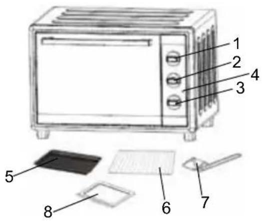ARDES AR6228X - Attention: the surfaces temperature could be elevated when the appliance is on. - 1