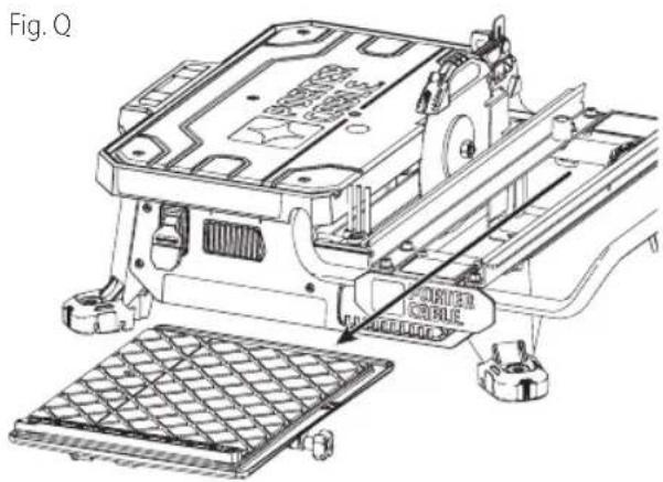 Porter-Cable PCE980 - To Remove the Cutting Cart - 2