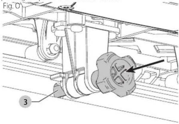Porter-Cable PCE980 - Locking the Cutting Cart (Fig. 0) - 1