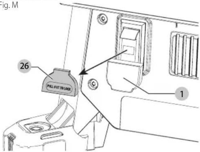 Porter-Cable PCC780 - On/Off Switch (Fig. M) - 1