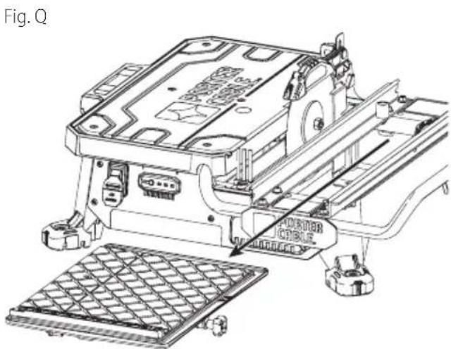 Porter-Cable PCC780 - To Remove The Cutting Cart - 2