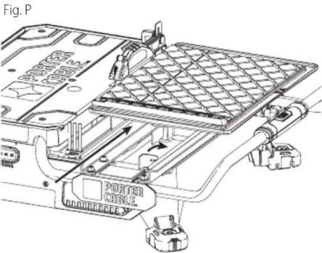 Porter-Cable PCC780 - To Remove The Cutting Cart - 1