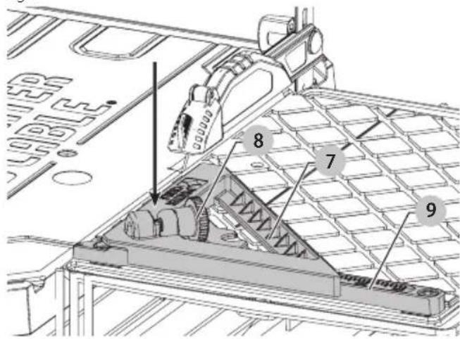 Porter-Cable PCC780 - Para conectar la guía de borde (Fig. J) - 1