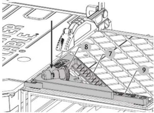 Porter-Cable PCC780 - Pour fixer le guide de bord (Fig. J) - 1