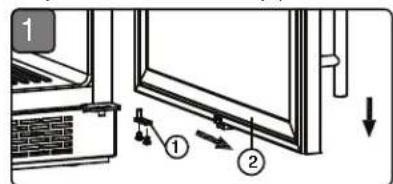 Zephyr Presrv PRW24C02AGADA - Inverser l'ouverture de la porte de votre appareil - 1