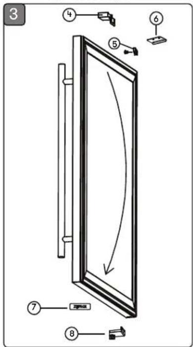 Zephyr Presrv PRW24C02AGADA - Reversing the Door Swing of Your Appliance - 3