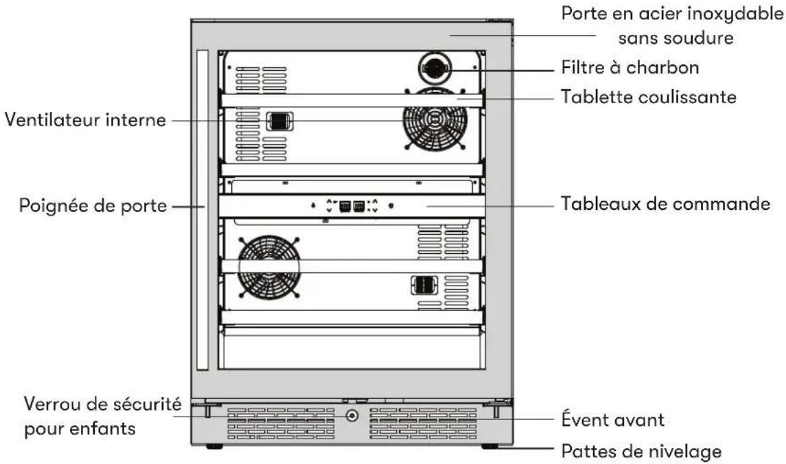 Zephyr Presrv PRW24C02AGADA - Entreposage interne - 2