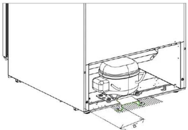 Zephyr Presrv PRWB24F02AG - Installing the Anti-tip Bracket - 1