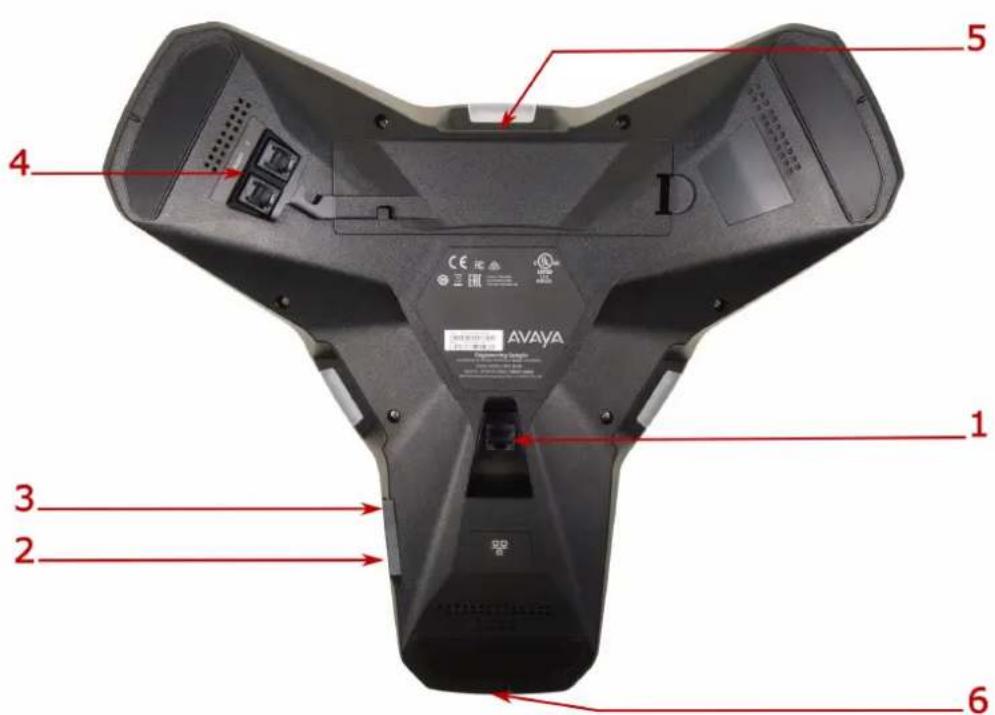 AVAYA B199 - Disposition des connexions - 1