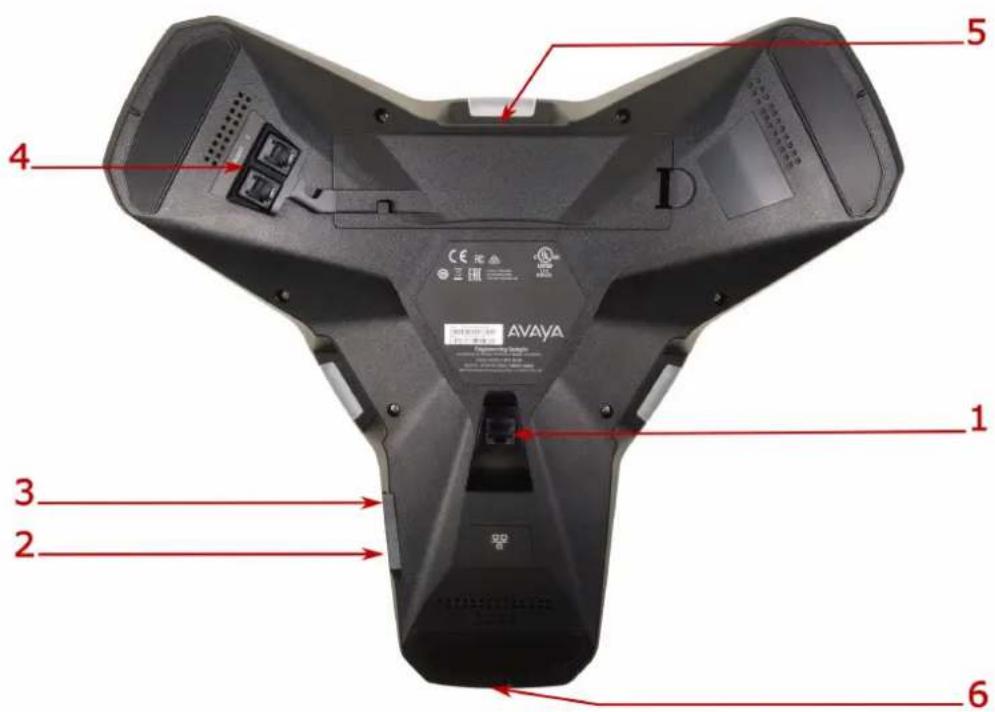 AVAYA B179 - Disposition des connexions - 1