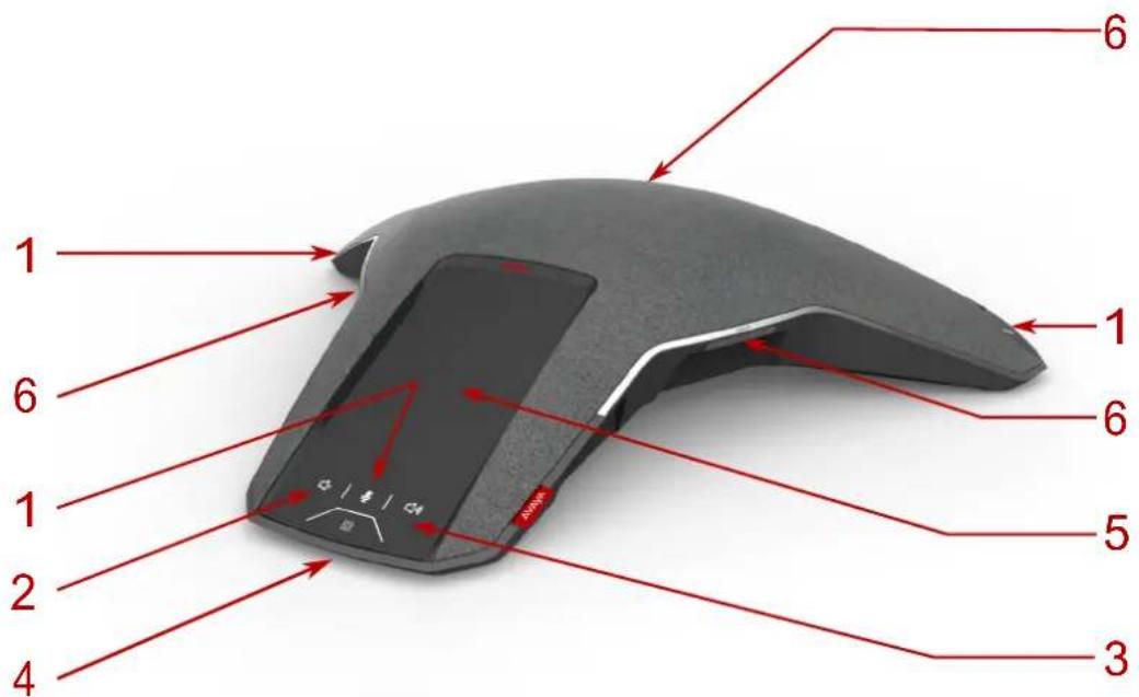 AVAYA B189 - Disposition physique - 1
