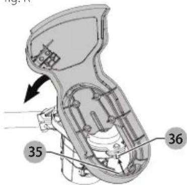 DEWALT DCST970 - Reemplazo del protector (Fig. P y Q) - 3