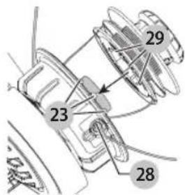DEWALT DCST925 - Replacing the Cutting Line (Fig. A, O-R) - 4