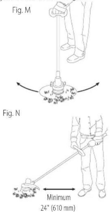 DEWALT DCST925 - Trimming (Fig. M, N) - 1