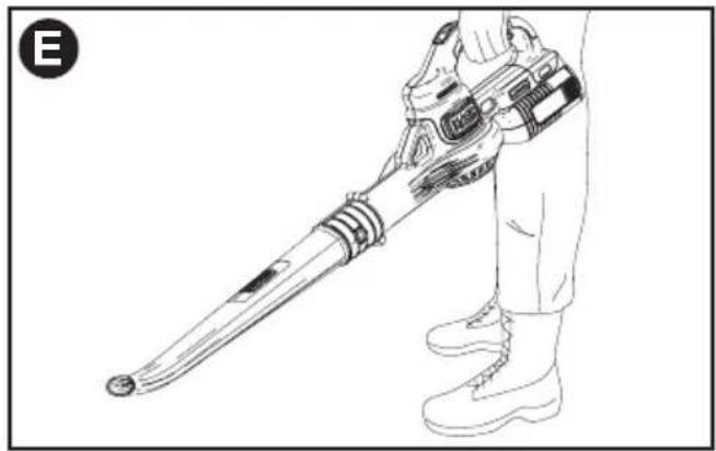 BLACK & DECKER LSW40 - INSTALACIÓN Y EXTRACCIÓN DE LA PAQUETE DEBATERÍA - 2