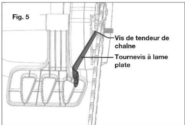 Sun Joe SWJ599E - Pose du guide-chaîne et de la chaîne - 5