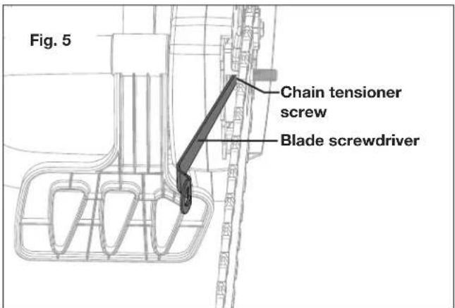 Sun Joe SWJ599E - Installing the Guide Bar + Chain - 5