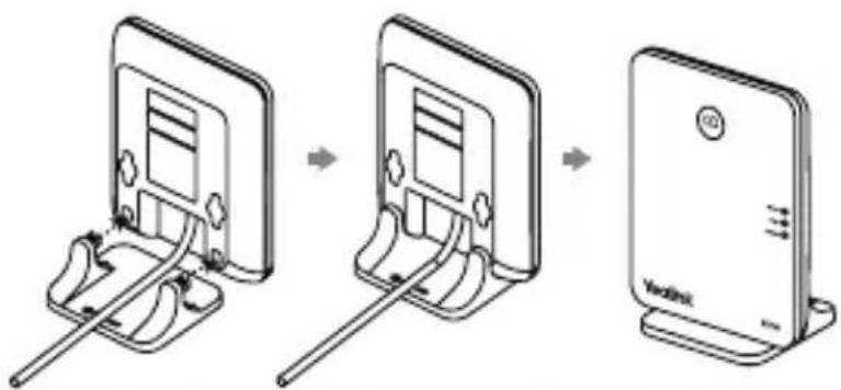 Yealink RT30 - Fixer le support de base : - 1