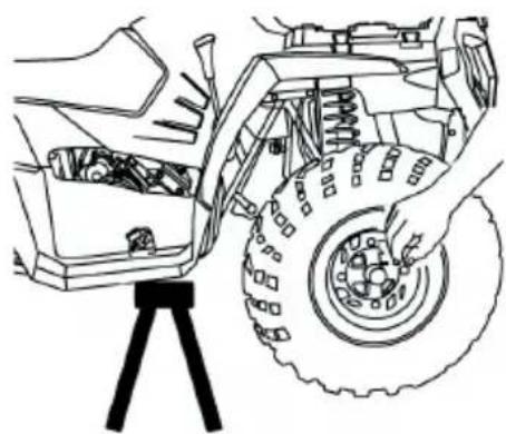 POLARIS Sportsman 500 EFI (2009) - Démontage/remontage des roues - 3