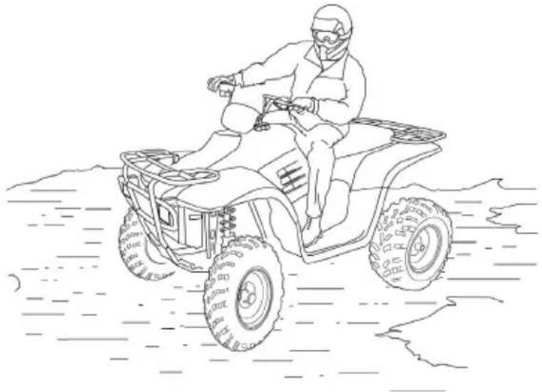 POLARIS Trail Boss Quadricycle (2006) - Conduite sur surfaces glissantes - 1