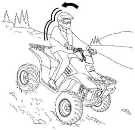 POLARIS Trail Boss Quadricycle (2006) - SECURITE Sécurité de conduite Conduite en descente - 1