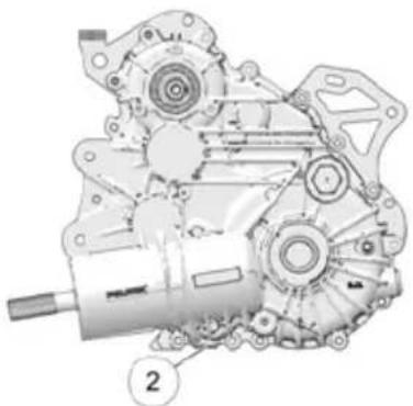 POLARIS PRO XD 4000G AWD (2021) - VÉRIFICATION DE L'HUILE POUR BOÎTE DE VITESSES - 2