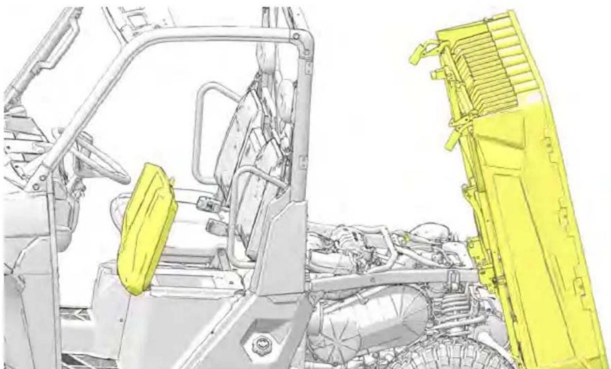 POLARIS PRO XD 4000G AWD (2021) - INSPECTION DES FUITES DE CARBURANT - 1