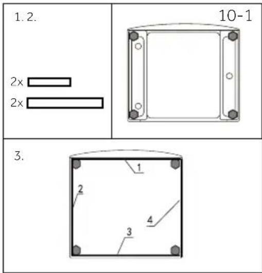 HAIER HW90B14939S8 - OPTIONEEL: Breng trillingdempperblokken aan - 1