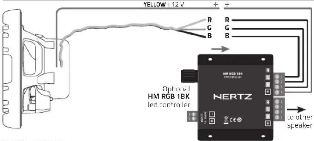 Hertz HMS 12 S2LDG - COLLEGAMENTO DEL CIRCUITO LED - 1