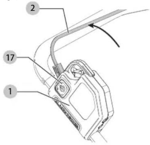 BLACK & DECKER BEMW213 - Démarrage de la tondeuse (Fig. J) - 1
