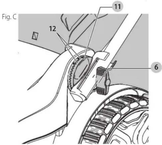 BLACK & DECKER BEMW213 - Adjusting Lower Handle (Fig. A, C) - 1