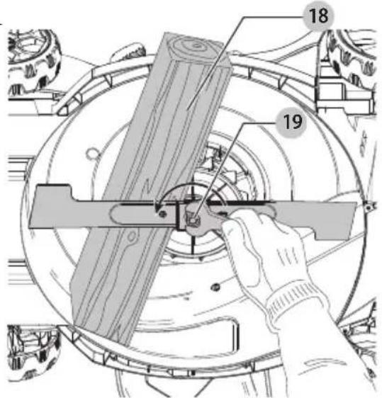 BLACK & DECKER BEMW213 - Desinstalación e Instalación de Cuchilla (Fig. L, M) - 1