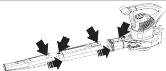 BLACK & DECKER BV3100 - BLOWER MODE ASSEMBLY - 1