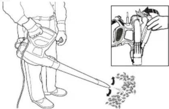 BLACK & DECKER BEBL7000 - Utiliser comme un souffleur (Fig. D, M, N) - 1