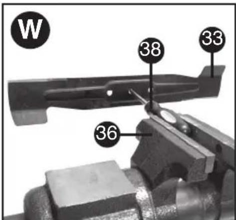 BLACK & DECKER MM2000 - BLADE BALANCING (Figure W) - 1