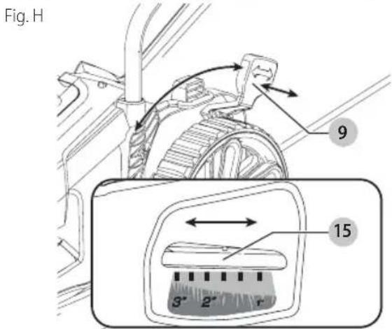 BLACK & DECKER BEMW472ES - Pour régler la hauteur de la coupe - 1