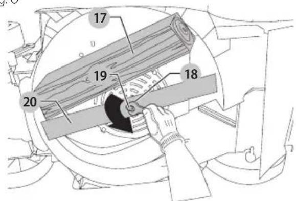 BLACK & DECKER BEMW472ES - Retirer la lame (Fig. O, P) - 1