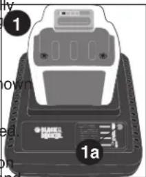 BLACK & DECKER LHT2436 - CHARGING PROCEDURE - 1