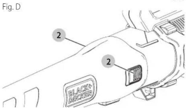 BLACK & DECKER BEBL750 - Blow Tube Assembly (Fig. C, D) - 2