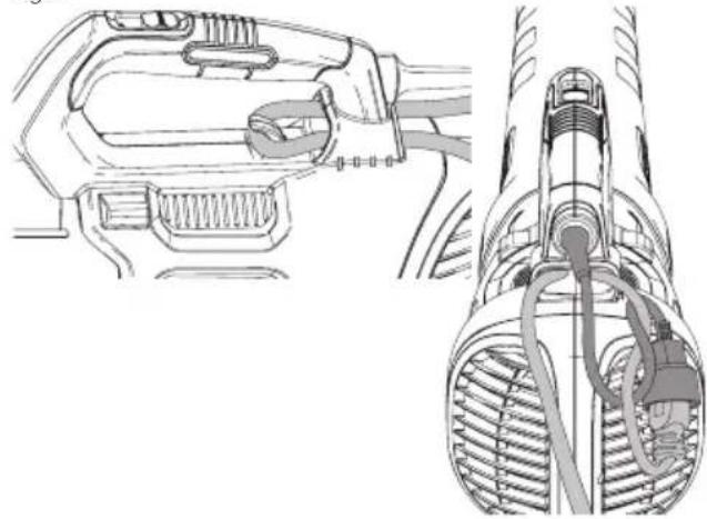 BLACK & DECKER BEBL750 - Enrouleur de cordon (Fig. F) - 1