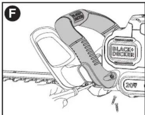 BLACK & DECKER LHT321 - To assemble to trimmer: - 3