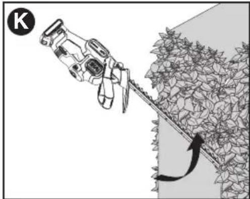 BLACK & DECKER LHT321 - TRIMMING INSTRUCTIONS - 4