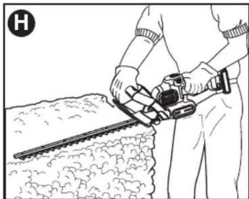 BLACK & DECKER LHT321 - TRIMMING INSTRUCTIONS - 1