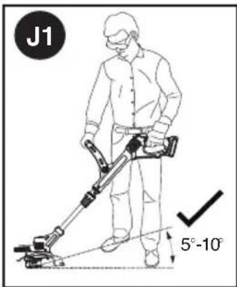 BLACK & DECKER LST522 - FONCTIONNEMENT DU TAILLE-BORDURES - 2