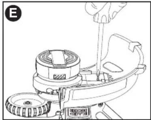 BLACK & DECKER LST522 - POSE DU PARE-MAIN - 2