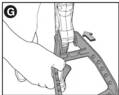 BLACK & DECKER LST522 - FIXATION DE LA POIGNÉE AUXILIAIRE - 2